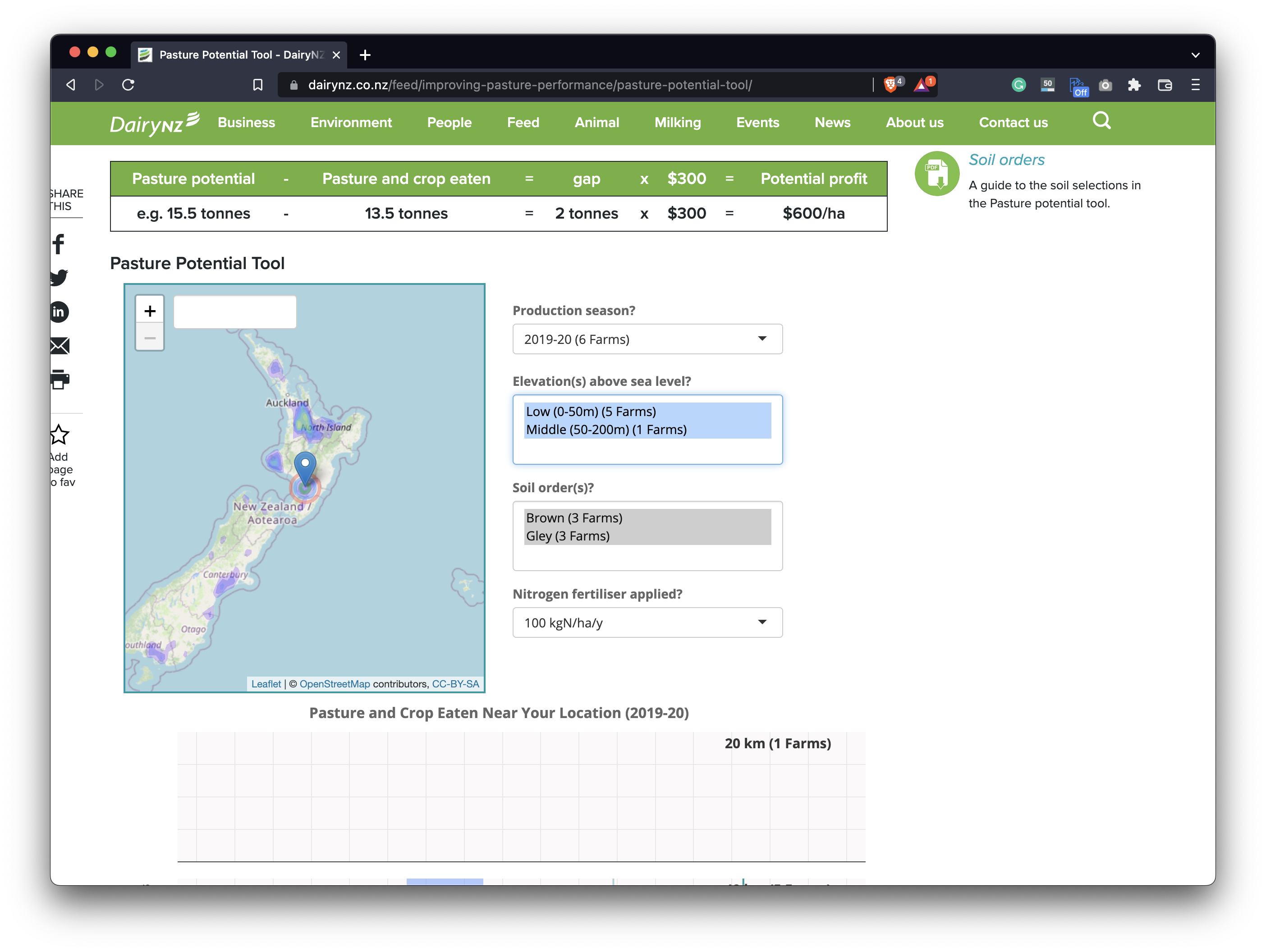 Image 2 - Posture Potential Tool R Shiny dashboard